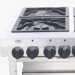 Fogão Industrial Venâncio a Gás Inox Extra 4 Bocas com Forno Painel EI4D2F - 2
