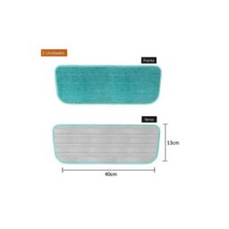 Refil Mop Spray Microfibra Rodo Mágico Kit 2 Unidades - 3