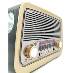 Rádio Vintage Retrô Antigo Bluetooth/USB/SD/Am/Fm - 3