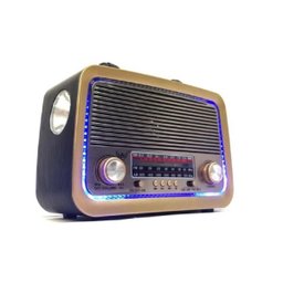 Rádio Vintage Retrô Antigo Bluetooth/USB/SD/Am/Fm - 5