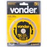 Disco diamantado 110mm segmentado furo 20mm v3 - Vonder - 2
