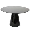 Ver imagem 1 de Mesa de Jantar Cone 140cm Laqueada - Preto