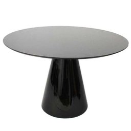 Mesa de Jantar Cone 140cm Laqueada - Preto - 1