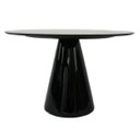 Ver imagem 2 de Mesa de Jantar Cone 140cm Laqueada - Preto