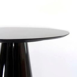 Mesa de Jantar Cone 140cm Laqueada - Preto - 3