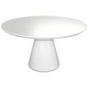 Ver imagem 1 de Mesa de Jantar Cone 90cm Laqueada - Branco