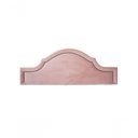 Ver imagem 6 de Cabeceira King Provençal Luxo 193X60 Veludo Rosê Tachas Fumê