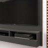 Estante Painel Televisão TV 40 42 43 47 Polegadas com Prateleira Sala Estar Preto/Off White RPM - 4