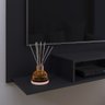 Estante Painel Suspenso Tv 48 Polegadas Nicho Organizador Prateleira Decorativa Sala Quarto Preto - 4