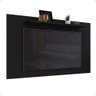 Estante Painel Tv 32 37 40 42 46 48 Polegadas Prateleira Superior Decoração Sala Quarto Preto - 1