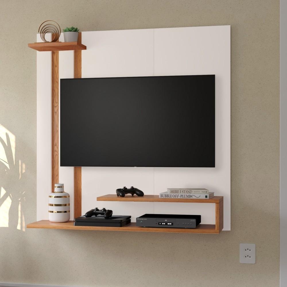 Painel para TV Smart Plus - Off White/Nature - 1