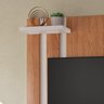 Painel para Tv Smart até 32 Polegadas com Prateleira Quarto Sala - Nature/off White - 2
