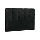 Ver imagem 1 de Cabeceira Cama Box Estofada Casal Casal Clean Plus Casal - Suede Negro - Simbal