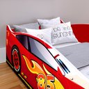 Ver imagem 4 de Cama Infantil Carro Corrida Turbo 85 Mdf Montessoriana Piloto Quarto Criança Menino - Vermelho -rpm