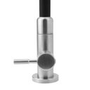Ver imagem 5 de Torneira Cozinha Flexível Aço Escovado com Tubo Preto:aço Escovado