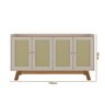 Aparador Buffet para Sala Classico Lazio Amendoa Off-White - 4