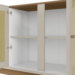 Aparador Buffet para Sala Classico Lazio Amendoa Off-White - 3