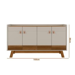 Buffet Abruzzo Freijó Off/white - Linea - 4