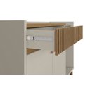 Ver imagem 5 de Aparador Buffet Lucca 2 Portas Amendoa Off White Linea Brasil