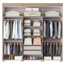 Ver imagem 2 de Guarda-Roupa Roupeiro Casal Mx Móveis 6 Portas Itá - Bege