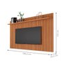 Jogo Rack e Painel Ripado Crôacia Nature Off White - 2