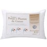TRAVESSEIRO PENAS E PLUMAS DE GANSO - 70X50 - 100% ALGODÃO - BRANCO - 1