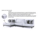 Ver imagem 5 de Sofá 2 e 3 Lugares Luxo Modulado Linho Off White 3,0m Chaise Ld
