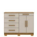 Ver imagem 4 de Cômoda com Sapateira com 5 Gavetas e 2 Portas Sirius