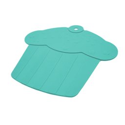 Kit 4 Unds Descanso / Apoio de Panela Cupcake - Emborrachado Verde Água - 7