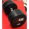 Dumbbell Seminovo - Halter Redondo Emborrachado Raefit 40 kg - Rae Fitness - 3