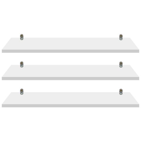 Kit 3 Prateleiras Branca Mdf 30x9 Suporte Cadeirinha Decorar Arte na Arte Prateleira Suporte Cadeiri