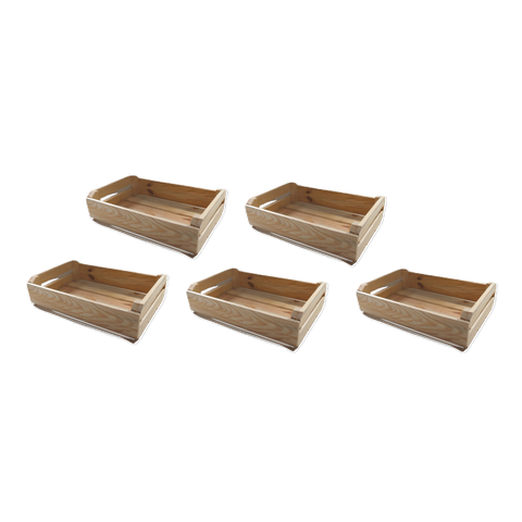 Caixote de Feira Ej 40x27x09 Kit 5 Unidades