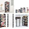 Sapateira 30 Pares com 10 Prateleiras Empilhavel Suporte Organizador Modular para 60 Tenis Sapatos - 2