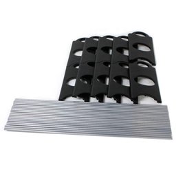 Sapateira 30 Pares com 10 Prateleiras Empilhavel Suporte Organizador Modular para 60 Tenis Sapatos - 6