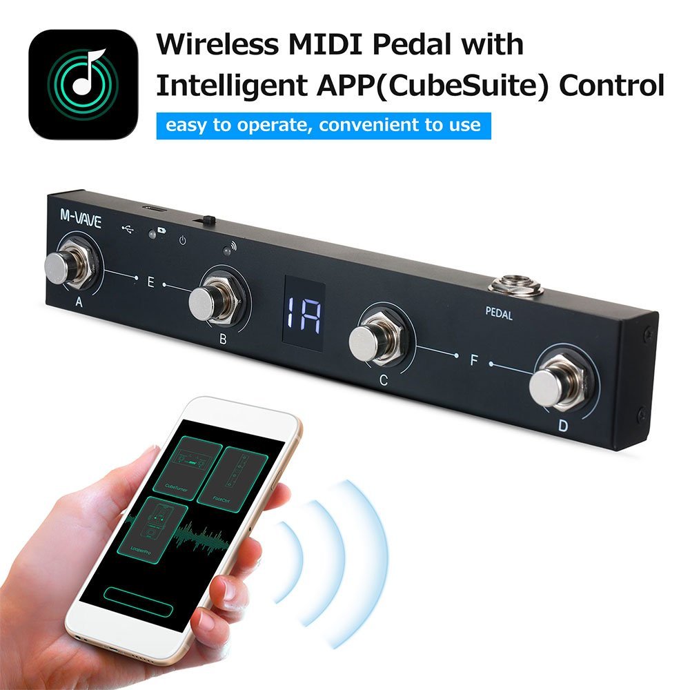 Controlador MIDI Sem Fio M-Vave Chocolate BT - AC2716 - 3