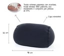 Ver imagem 2 de Pufe Sensorial Rollo Davi Preto
