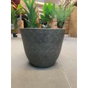 Ver imagem 3 de Vaso para Planta Grande Decoração Flores Sala Área Externa (liso/cinza-escuro)