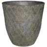 Vaso para Planta Grande Decoração Flores Sala Área Externa (liso/cinza-escuro) - 1