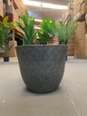 Ver imagem 5 de Vaso para Planta Grande Decoração Flores Sala Área Externa (liso/cinza-escuro)