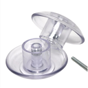 Ver imagem 2 de Puxador de Acrílico Ponto Redondo 11x9cm