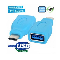 Adaptador Usb Tipo C 3.0 Macho / Usb Fêmea Otg - Kit 10pçs - 2
