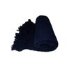 Manta Decorativa (Poltrona) 1,20x1,40 Algodão Azul-Petróleo - 1