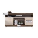 Ver imagem 4 de Rack para TV Yara 47" 136cm em MDP com Portas e Prateleira Off White