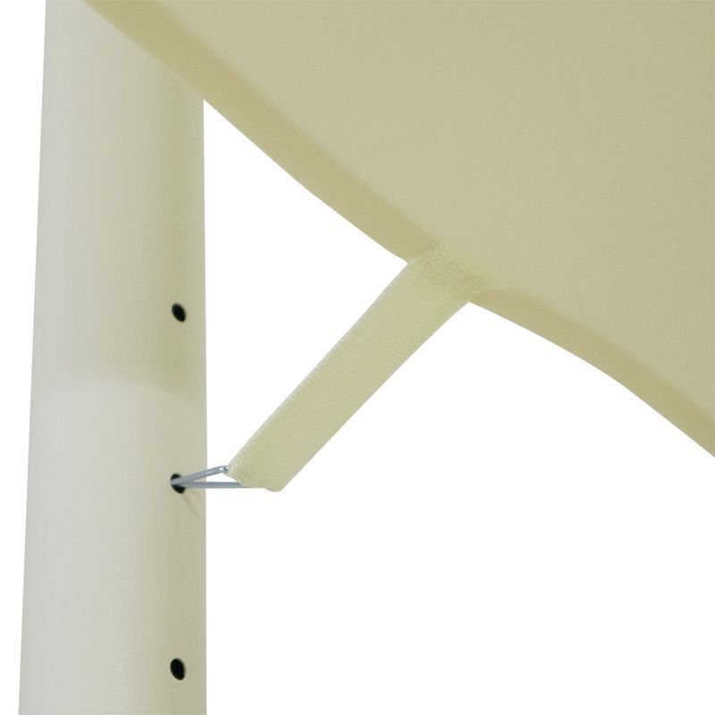 Ombrelone Guarda Sol Lateral Grande 3 Metros Bel Veneza - Bege com Base de Apoio e Manivela de Abert - 6