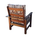 Ver imagem 7 de Poltrona Colonial Cancún de Madeira C/ Almofadas Estampa Floram Marrom