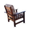 Ver mais imagens de Poltrona Colonial Cancún de Madeira C/ Almofadas Estampa Floram Marrom