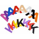 Ver imagem 3 de Letras Letreiro Eva Painel Decoração 260 Letras 10 Cm Altura