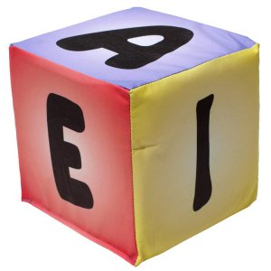 Cubo de Vogais em Espuma