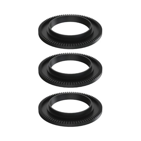 Kit 3 Espalha Chama de Fogão Queimador Duplo Ferro 17,5cm