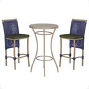 Ver imagem 1 de Mesa Bistro e 2 Banquetas Roma Fendi Corda Náutica 13 Trama Original